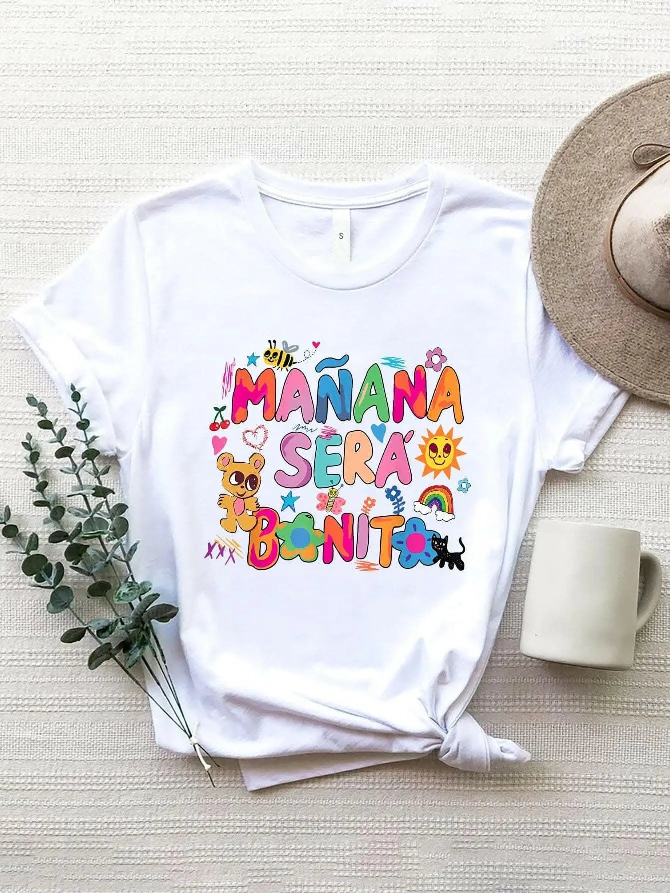 Graphic print tee - casual style - Love Salve